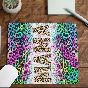 Custom made Leopard Print Mouse Pad
